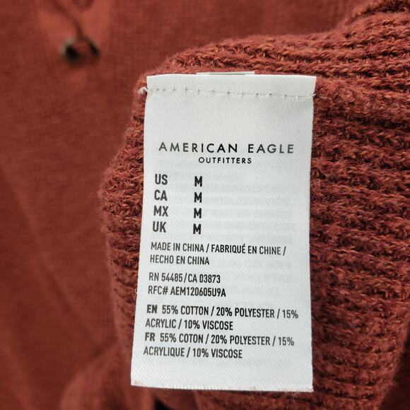 American Eagle Women's Amber Knit Jegging Fit Lace Up Sweater Size Medium - Picture 10 of 13